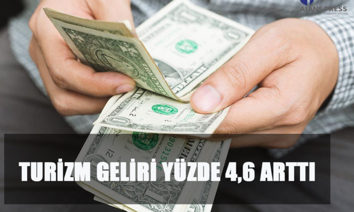 TURİZM GELİRİ YÜZDE 4,6 ARTTI